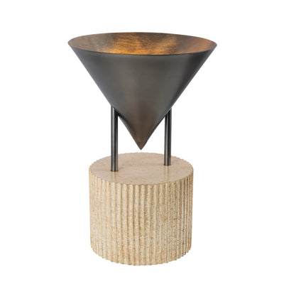Versus 15-in Brass Table Lamp