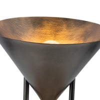 Versus 15-in Brass Table Lamp