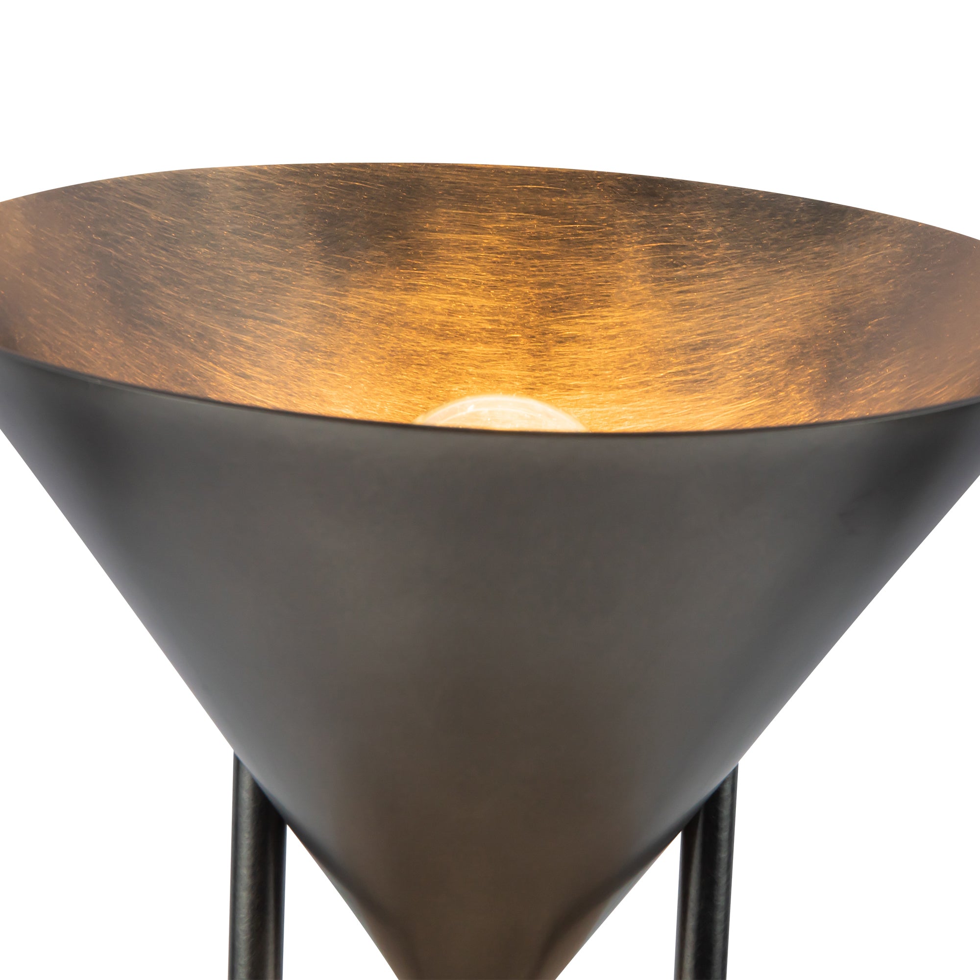 Versus 15-in Brass Table Lamp