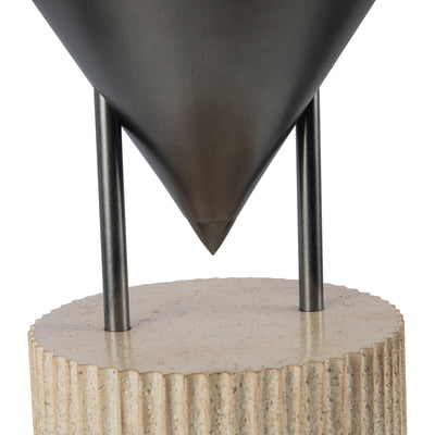 Versus 15-in Brass Table Lamp