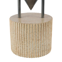 Versus 15-in Brass Table Lamp