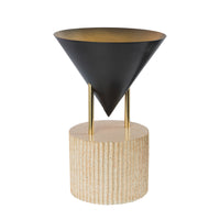 Versus 15-in Brass Table Lamp