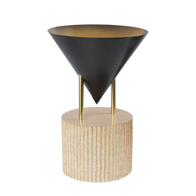 Versus 15-in Brass Table Lamp