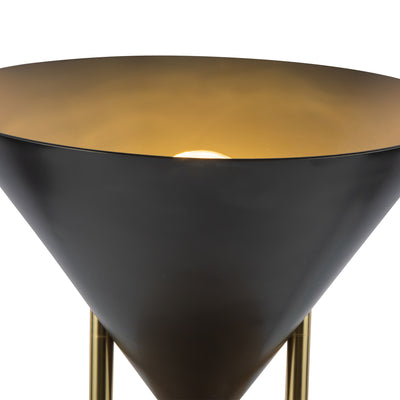 Versus 15-in Brass Table Lamp
