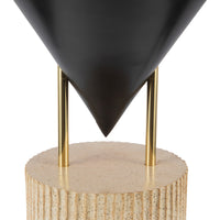 Versus 15-in Brass Table Lamp