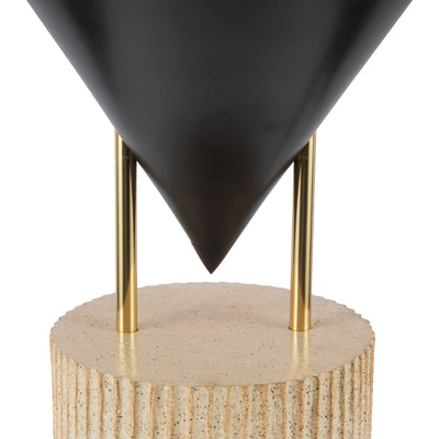 Versus 15-in Brass Table Lamp