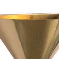 Versus 8-in Brass Wall Sconce