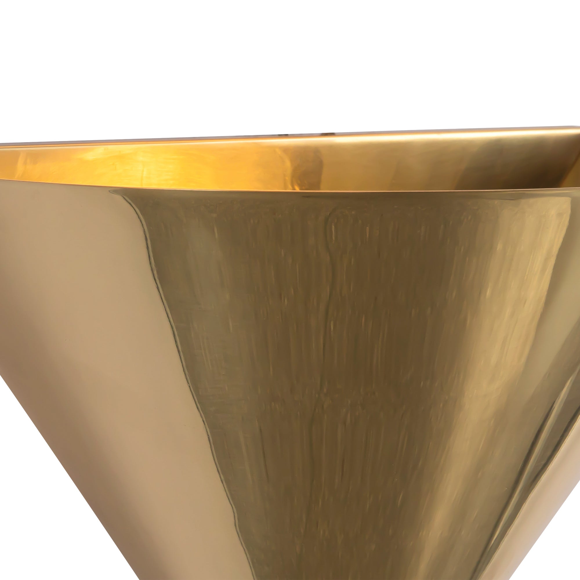 Versus 8-in Brass Wall Sconce