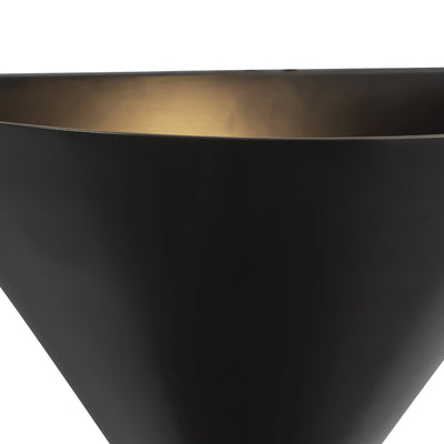 Versus 8-in Brass Wall Sconce