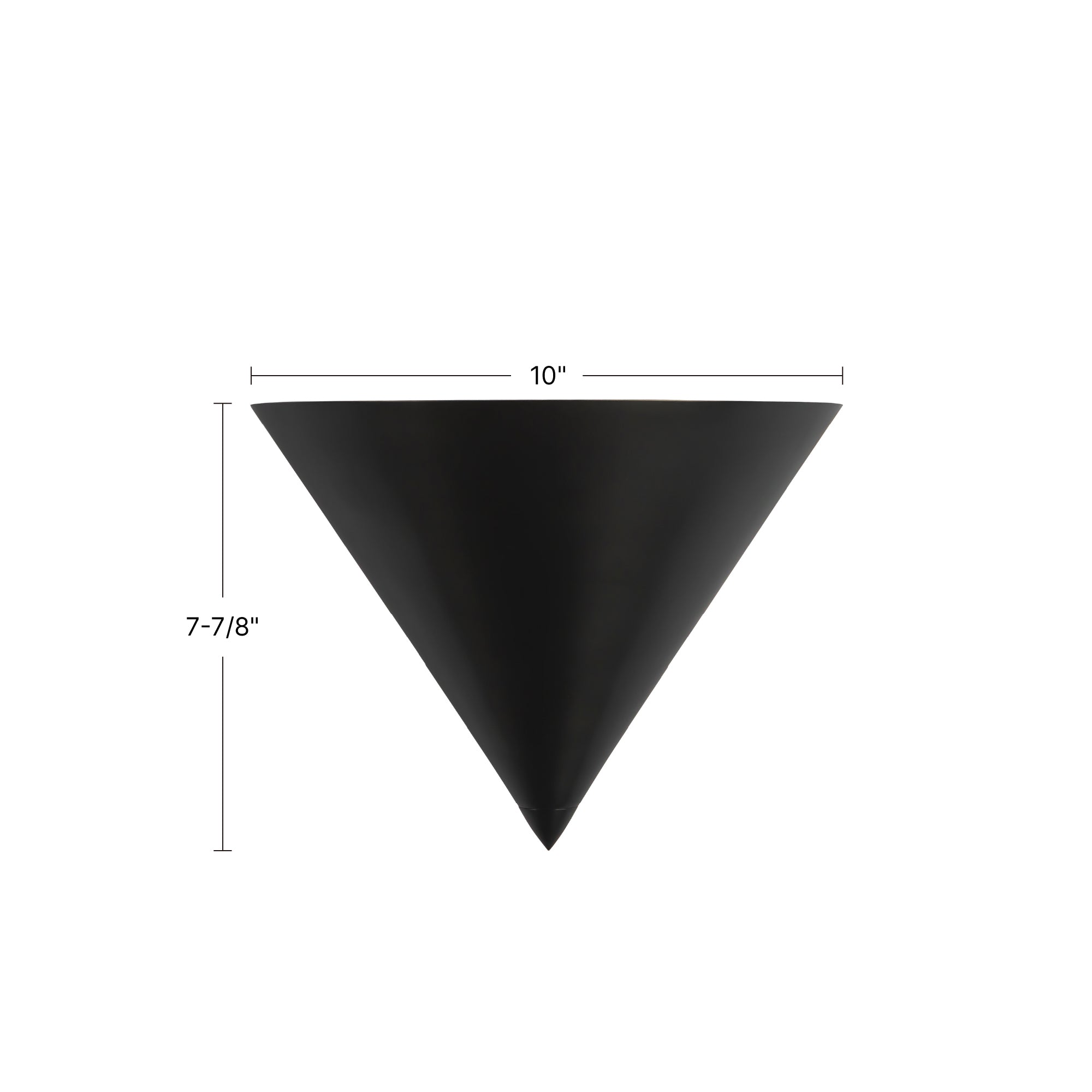 Versus 8-in Brass Wall Sconce