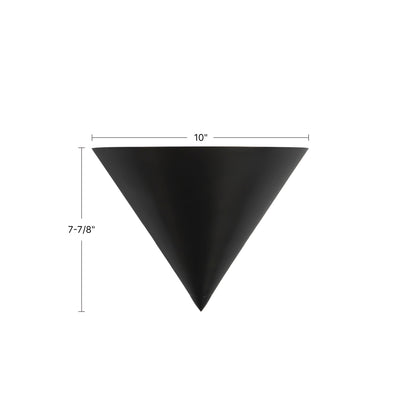 Versus 8-in Brass Wall Sconce