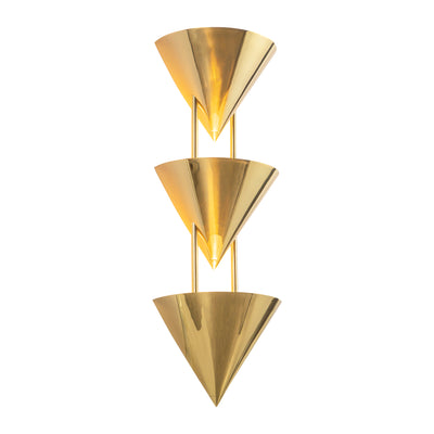 Versus 28-in Brass Wall Sconce