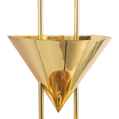 Versus 28-in Brass Wall Sconce