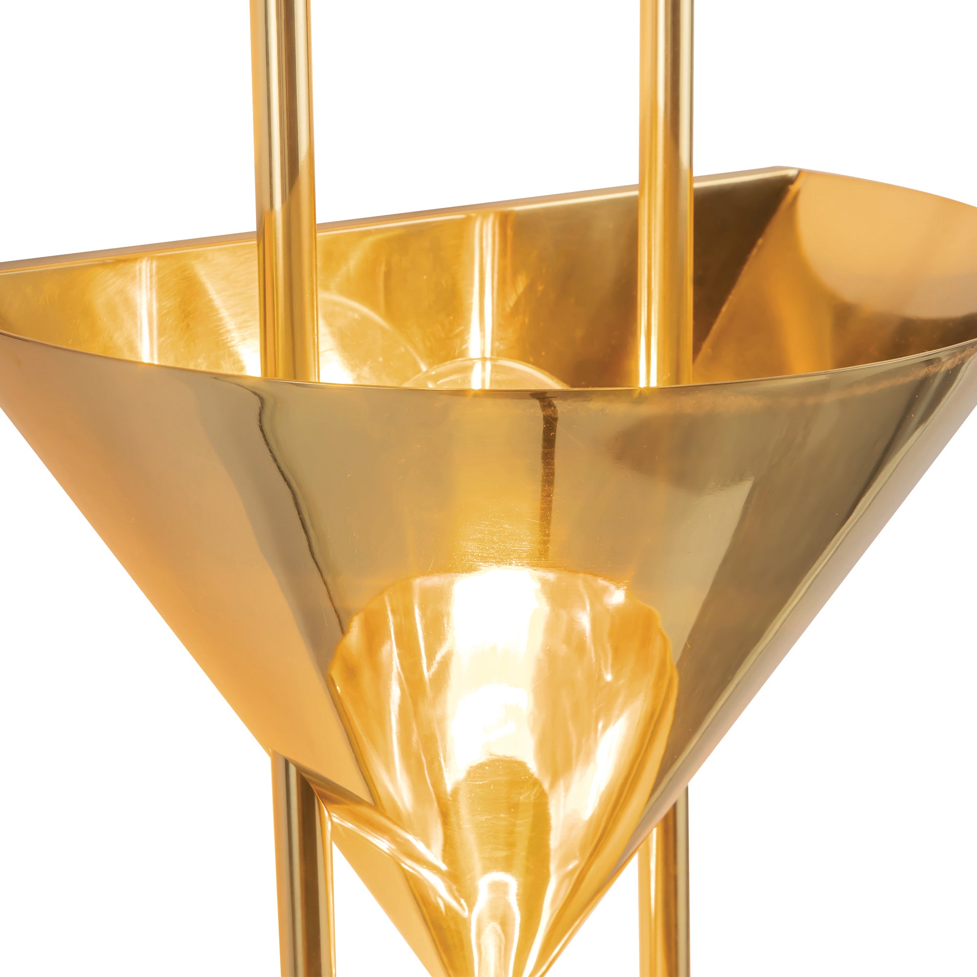 Versus 28-in Brass Wall Sconce