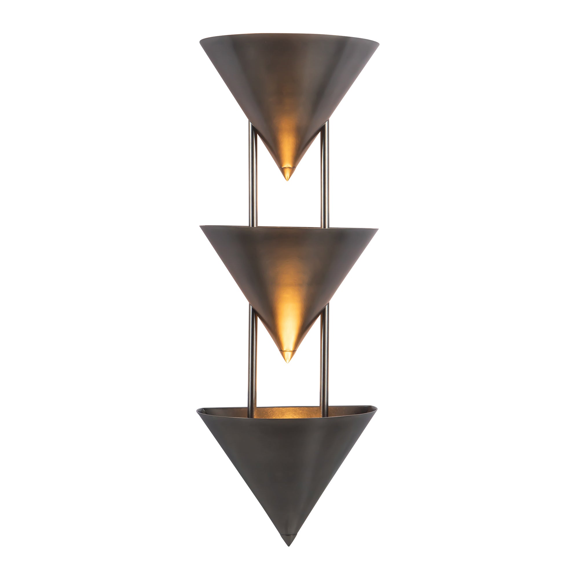 Versus 28-in Brass Wall Sconce