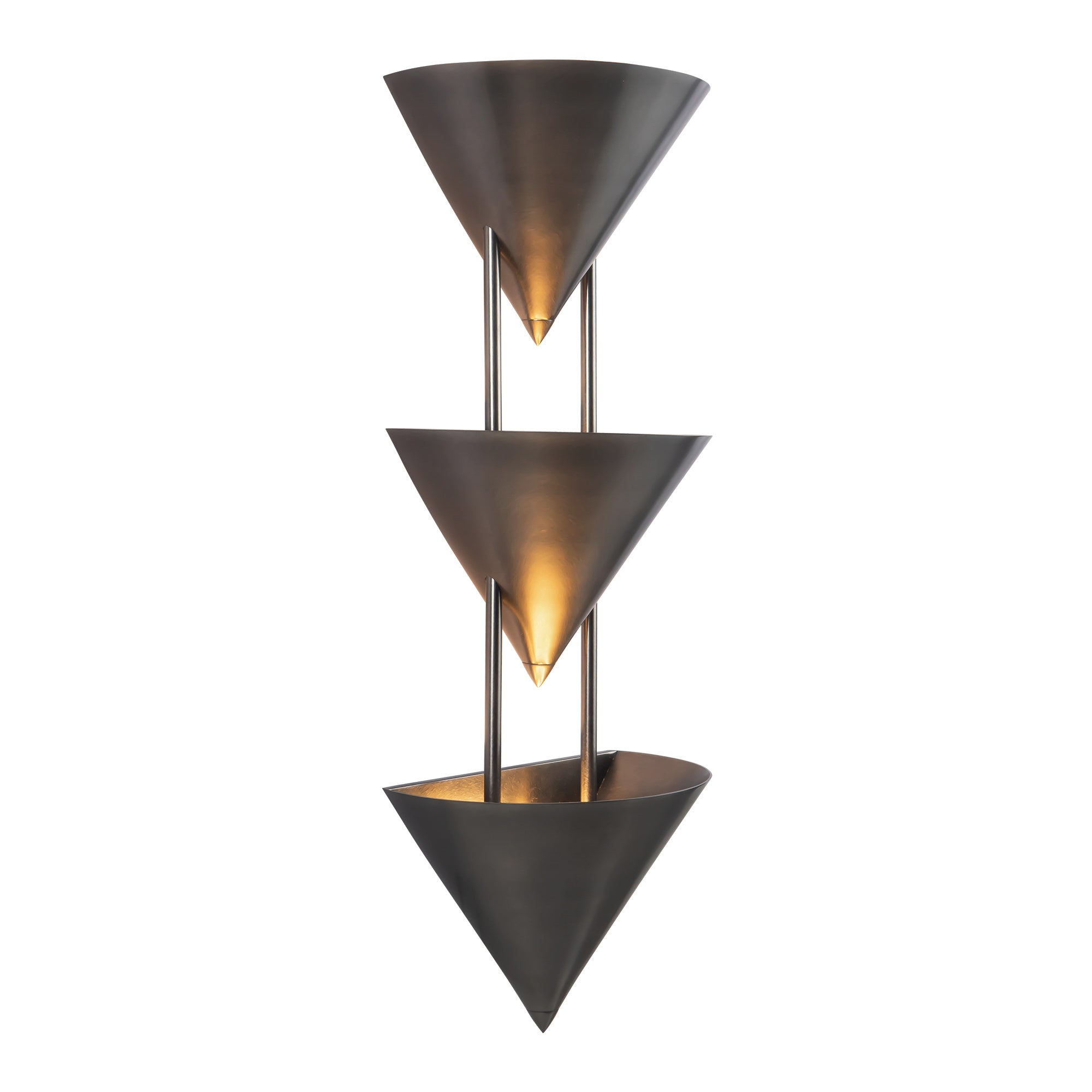 Versus 28-in Brass Wall Sconce