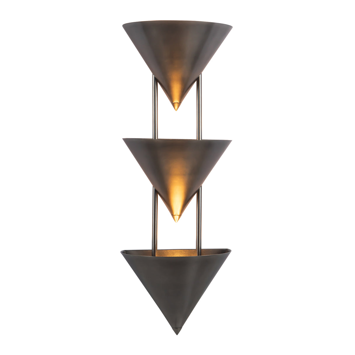 Versus 28-in Brass Wall Sconce