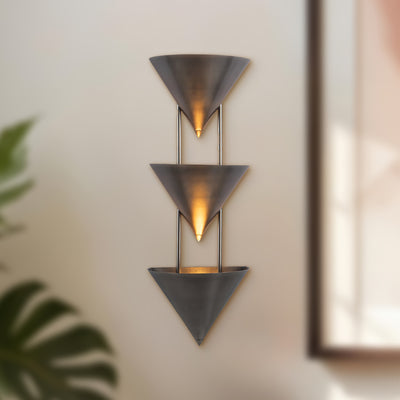 Versus 28-in Brass Wall Sconce