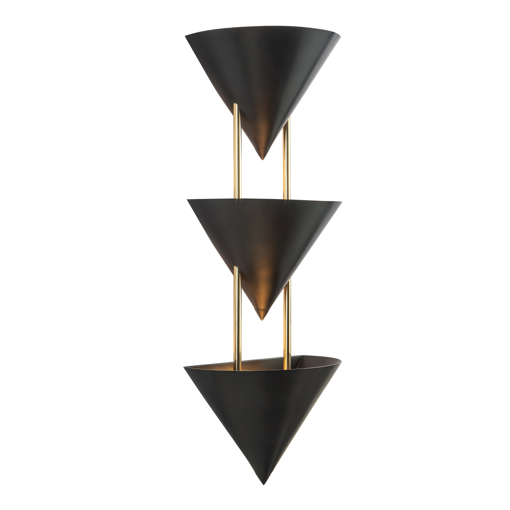 Versus 28-in Brass Wall Sconce