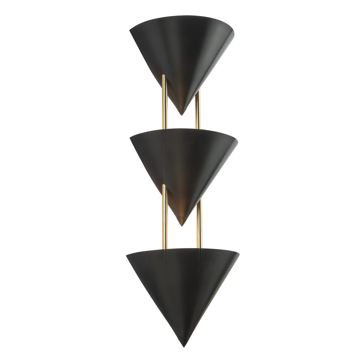 Versus 28-in Brass Wall Sconce