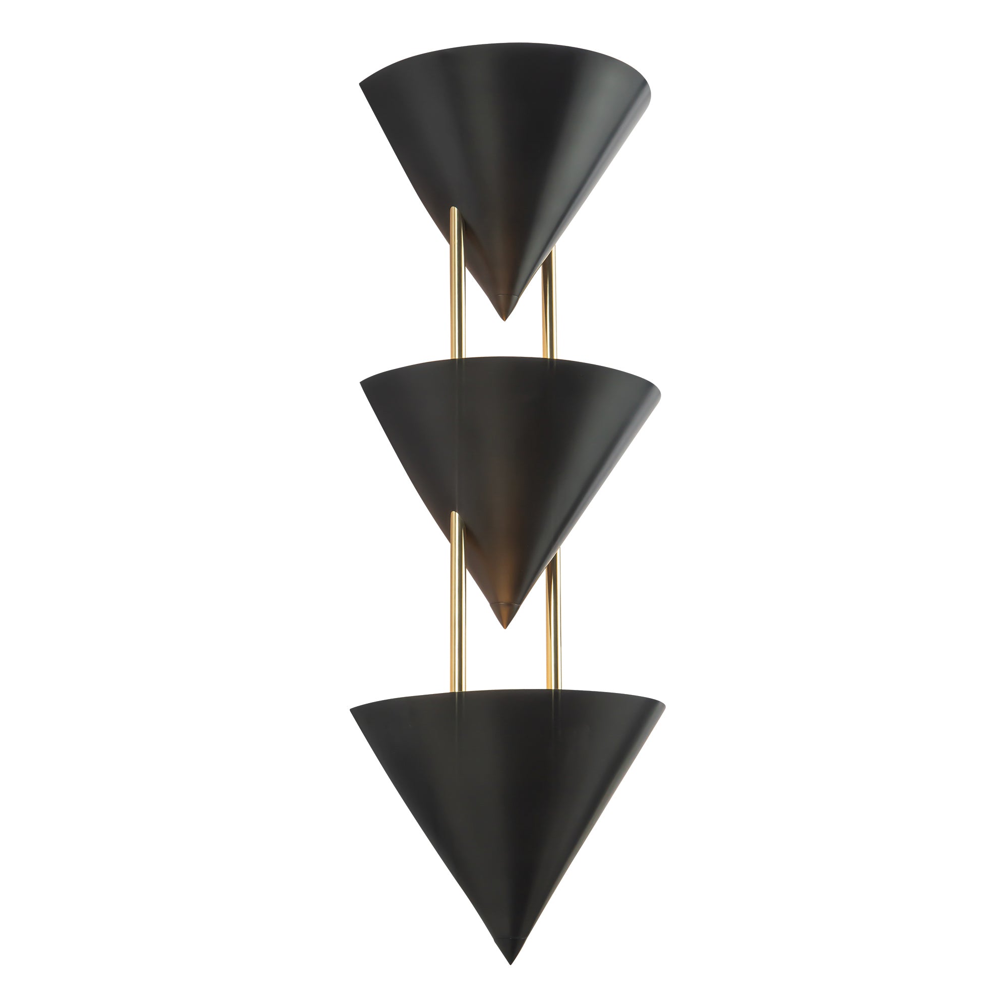 Versus 28-in Brass Wall Sconce