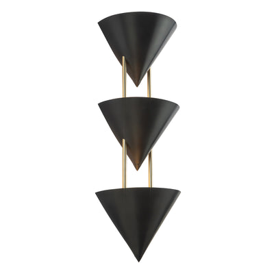 Versus 28-in Brass Wall Sconce