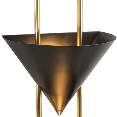 Versus 28-in Brass Wall Sconce