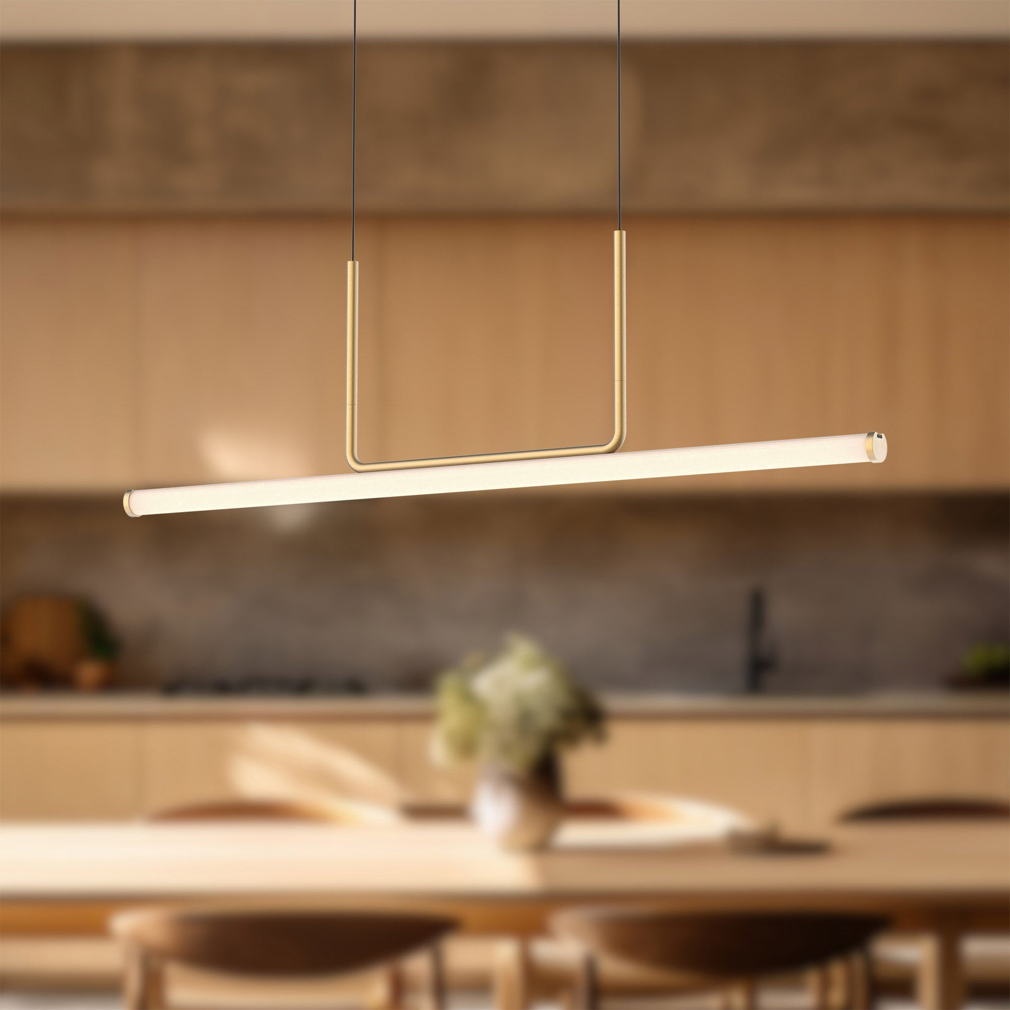 Vesper 48-in Aluminum Linear Pendant