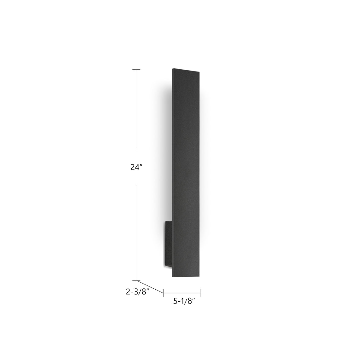 Vesta 24-in Aluminum Wall Light