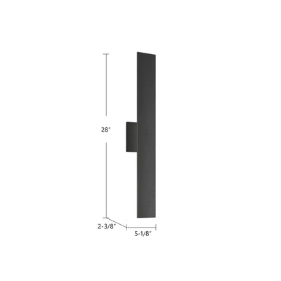 Vesta 28-in Aluminum Wall Light