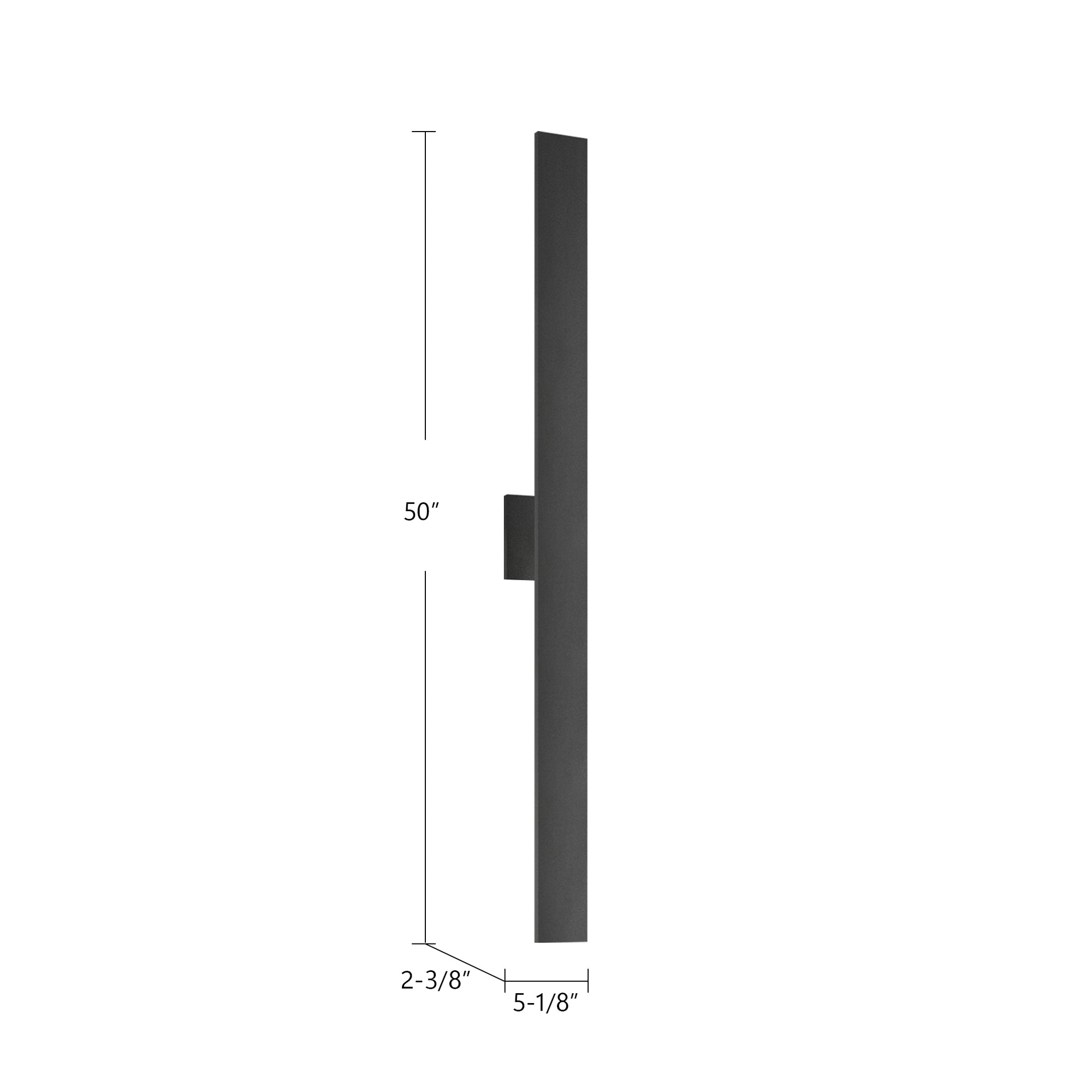Vesta 50-in Aluminum Wall Light