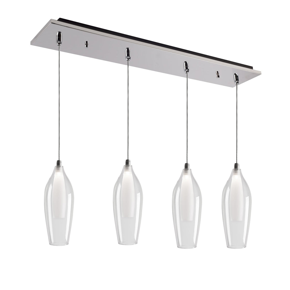 Victoria 25-in 4-Light Dimmable LED Multi Pendant