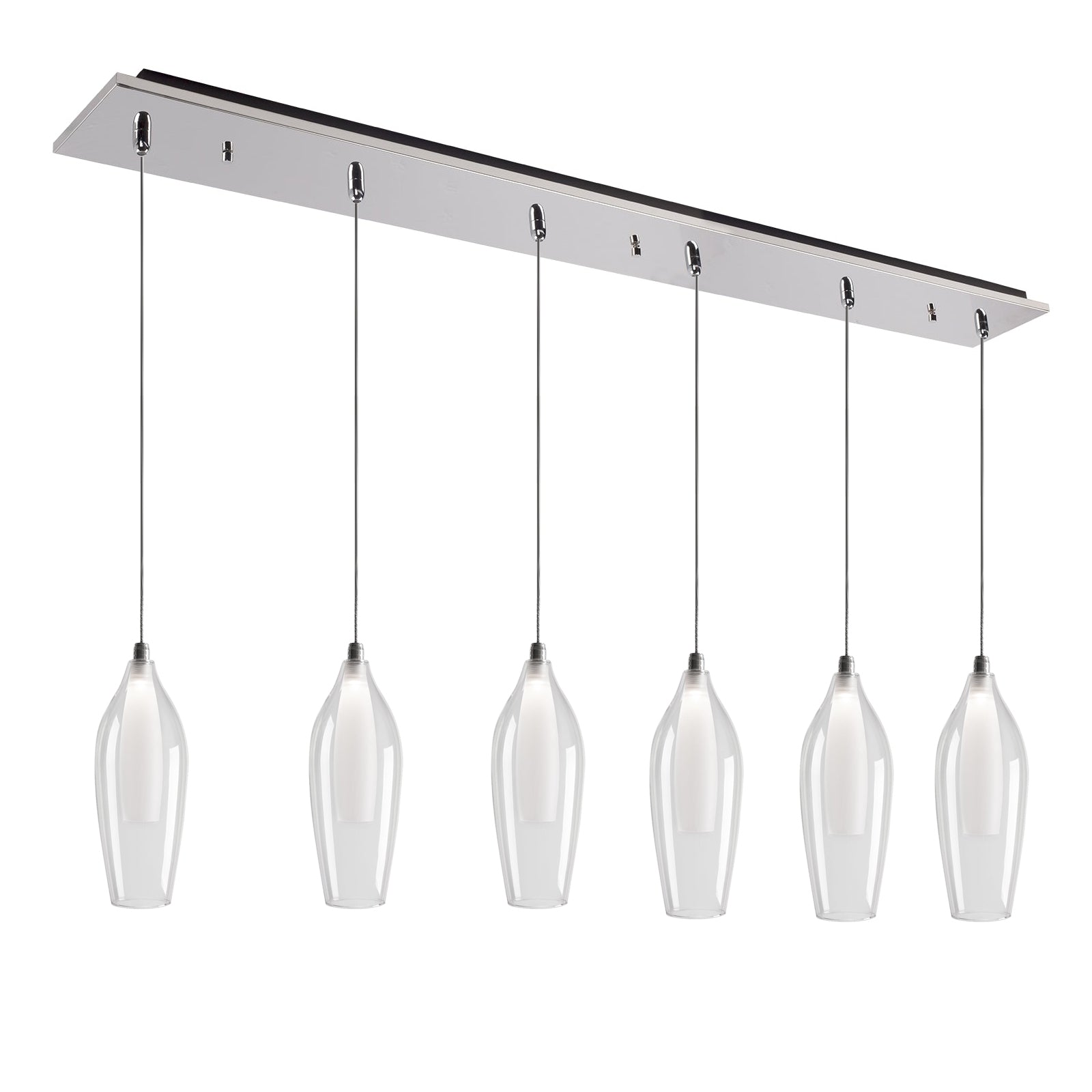 Victoria 42-in 6-Light LED Multi Pendant