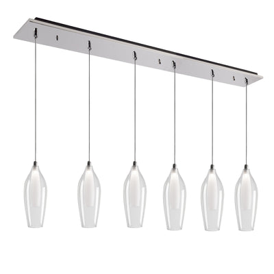 Victoria 42-in 6-Light LED Multi Pendant