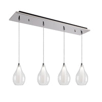 Victoria 25-in 4-Light LED Multi Pendant
