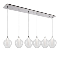 Victoria 43-in Aluminum Multi Pendant