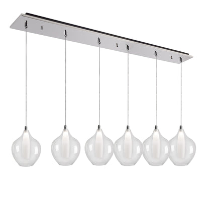 Victoria 43-in Aluminum Multi Pendant