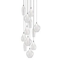 Victoria 12 Head Aluminum Multi Pendant