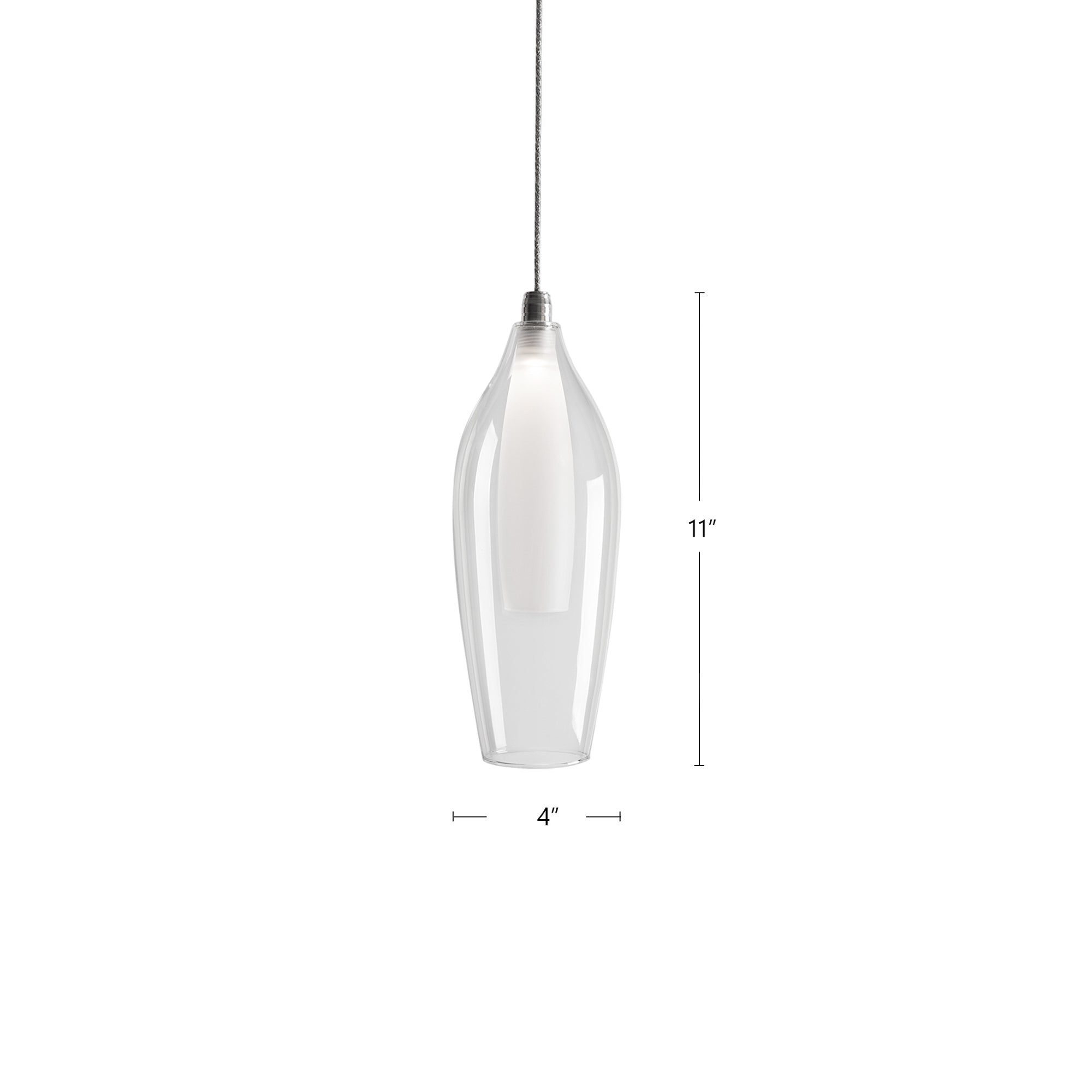 Victoria 4-in Aluminum Pendant