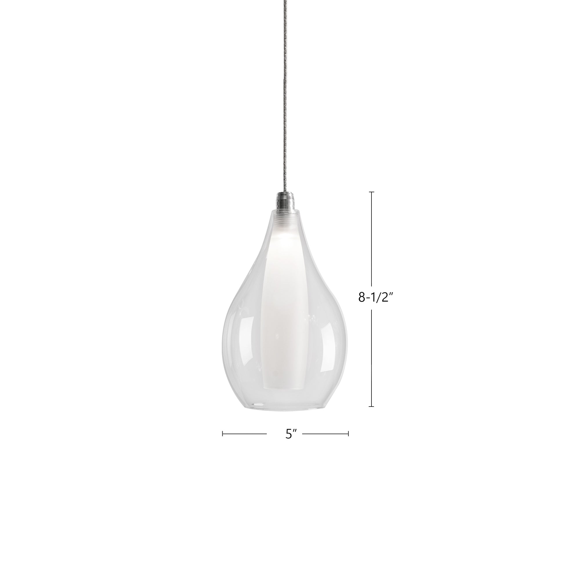 Victoria 5-in Aluminum Pendant