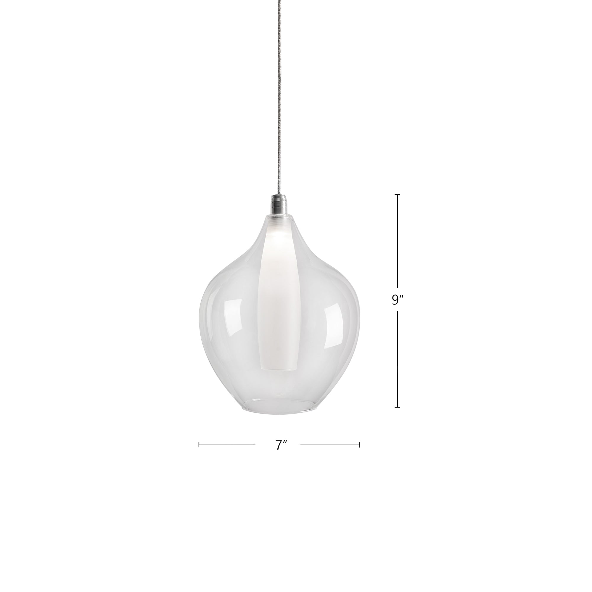 Victoria 7-in Aluminum Pendant