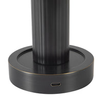 Vienna 9-in Steel Table Lamp
