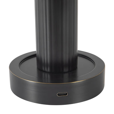 Vienna 9-in Steel Table Lamp