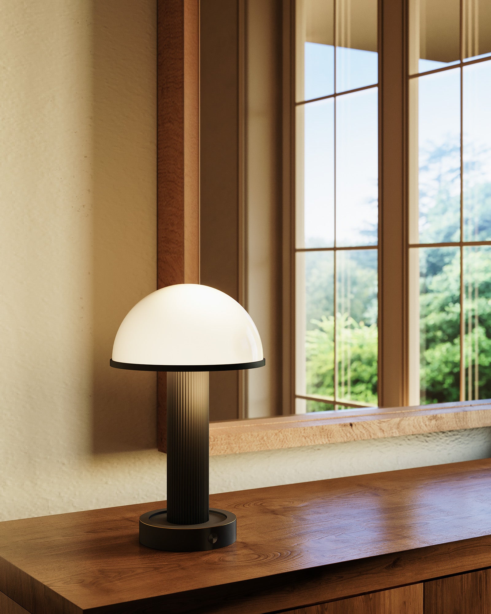 Vienna 9-in Steel Table Lamp