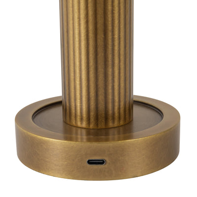 Vienna 9-in Steel Table Lamp