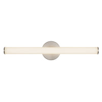 Vire 24-in Aluminum Steel Acrylic Wall Sconce
