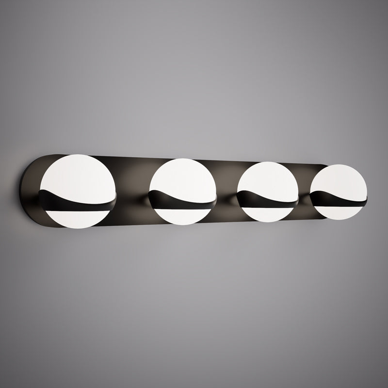 4 Lights Noa 4-light  Vanity light Matte Black  Dimmable 200W