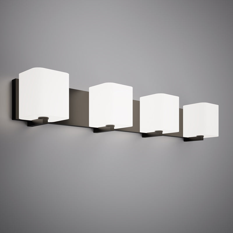 4 Lights Axis 4-light Vanity light  Matte Black  Dimmable 240W