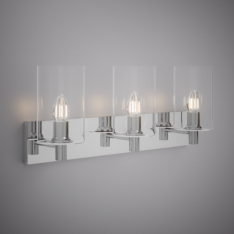 3 Lights Camila 3-light vanity light  Polished Chrome  Dimmable 120W