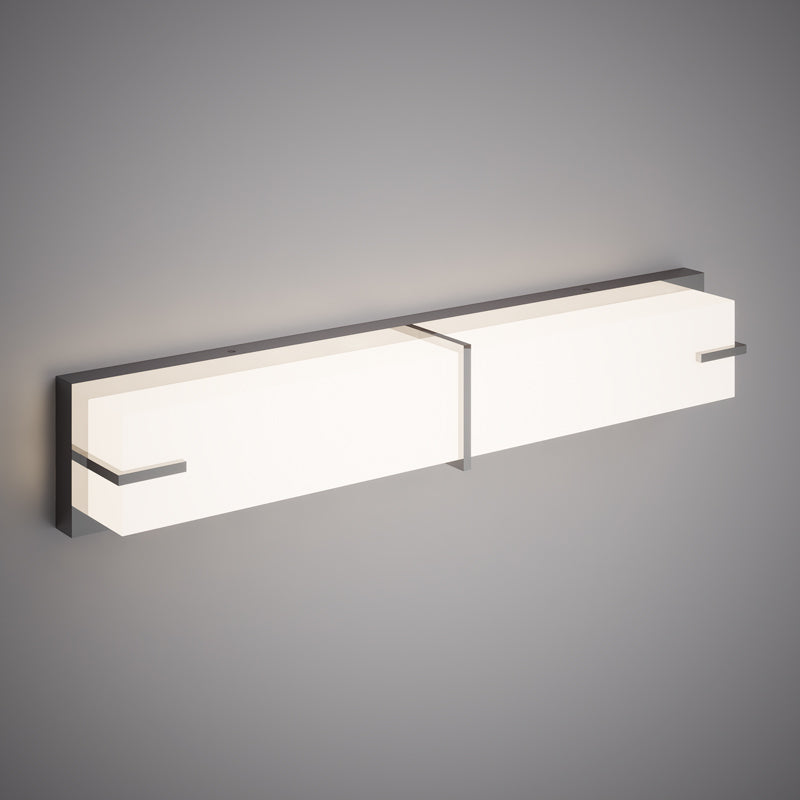 Misty 24-in wall/vanity light Polished Chrome  Dimmable 25W